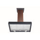 ZLINE Ducted Vent Designer Series Wall Mount Range Hood in Hand-Hammered Copper (KB2-HBXXX) under, front.