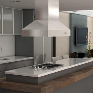 ZLINE Remote Blower Island Mount Range Hood in Stainless Steel with 400 and 700 CFM Options (697i-RD) 
