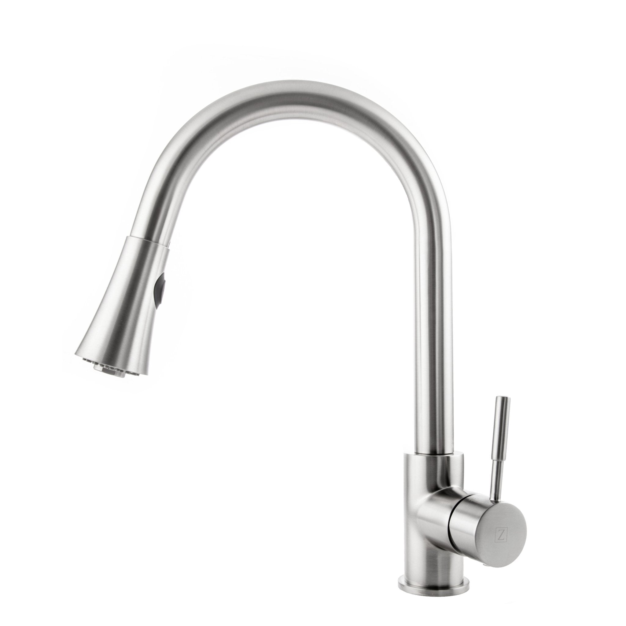 ZLINE Edison Kitchen Faucet (EDS-KF) in Brushed Nickel from side