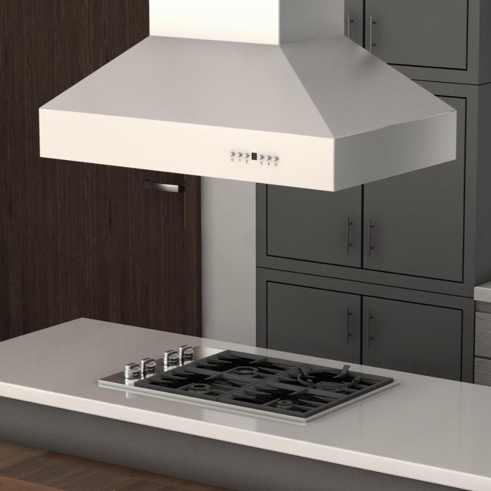 ZLINE Outdoor Approved Island Mount Range Hood in Stainless Steel (697i-304) 