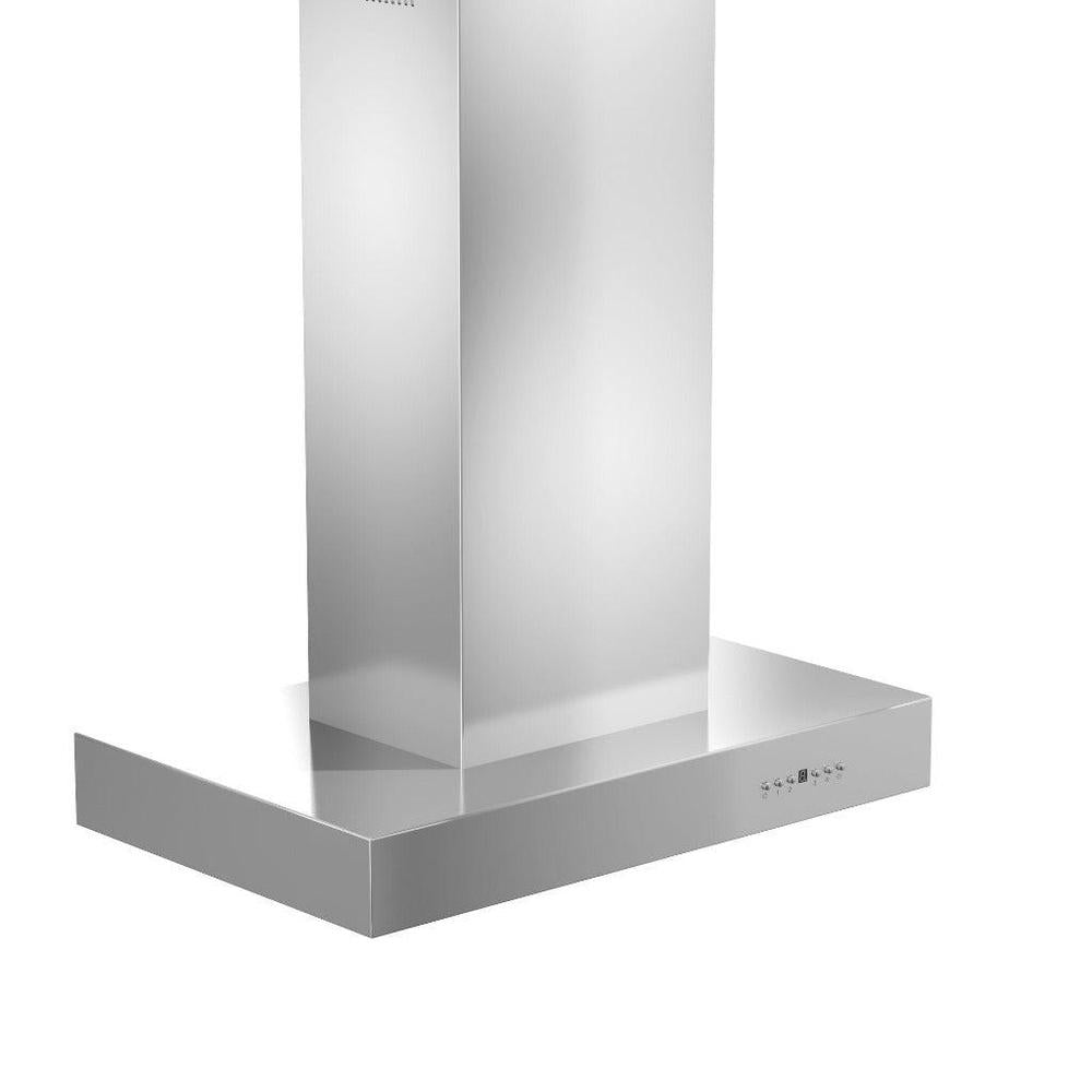 ZLINE Ducted Outdoor Island Mount Range Hood in Stainless Steel (KECOMi-304) 