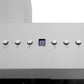 ZLINE Ducted Vent Wall Mount Range Hood in Stainless Steel with Built-in ZLINE CrownSound Bluetooth Speakers (667CRN-BT) 