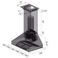 ZLINE Ducted Vent Wall Mount Range Hood in Stainless Steel with Built-in ZLINE CrownSound Bluetooth Speakers (667CRN-BT) 