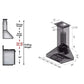 ZLINE Ducted Vent Wall Mount Range Hood in Stainless Steel with Built-in ZLINE CrownSound Bluetooth Speakers (667CRN-BT) 