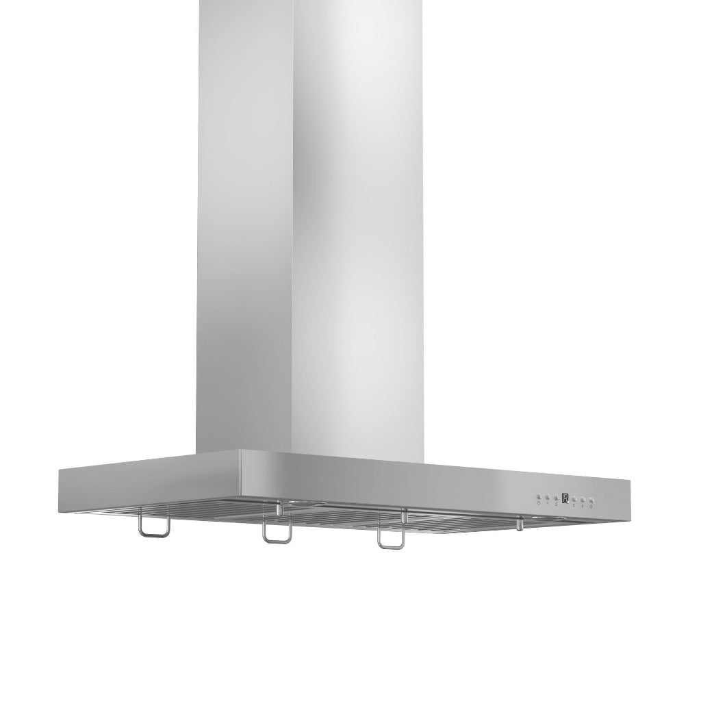 ZLINE Convertible Vent Wall Mount Range Hood in Stainless Steel with Crown Molding (KECRN) 30 Inch