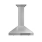 ZLINE Convertible Vent Wall Mount Range Hood in Stainless Steel with Crown Molding (KL3CRN) front.