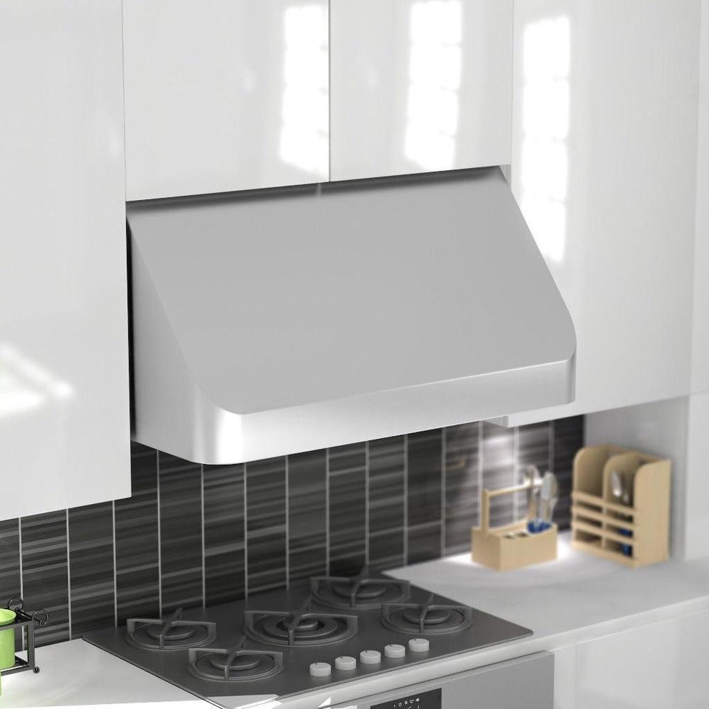ZLINE Under Cabinet Range Hood in Stainless Steel with Recirculating Options (520) 