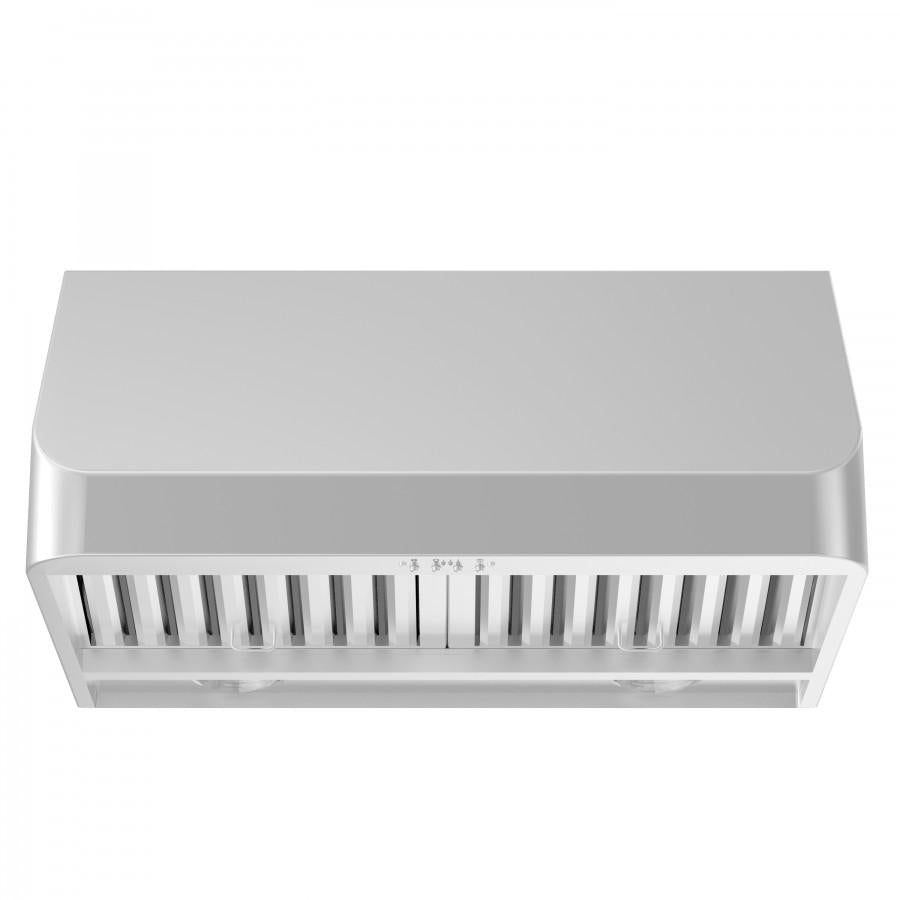 ZLINE Under Cabinet Range Hood in Stainless Steel with Recirculating Options (520) 