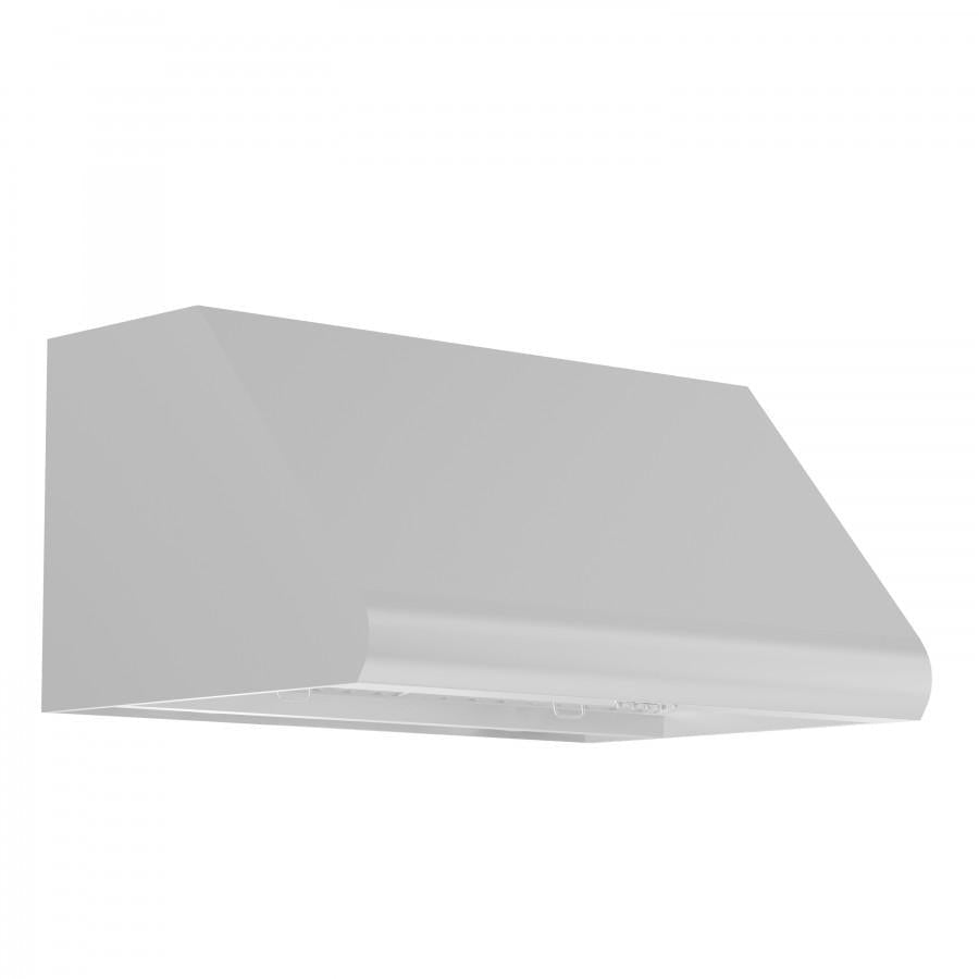 ZLINE Under Cabinet Range Hood in Stainless Steel with Recirculating Options (527) side.
