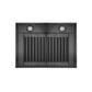 ZLINE 36 in. Recirculating Wall Mount Range Hood with Charcoal Filters in Black Stainless Steel (BSKBN-CF-36) 