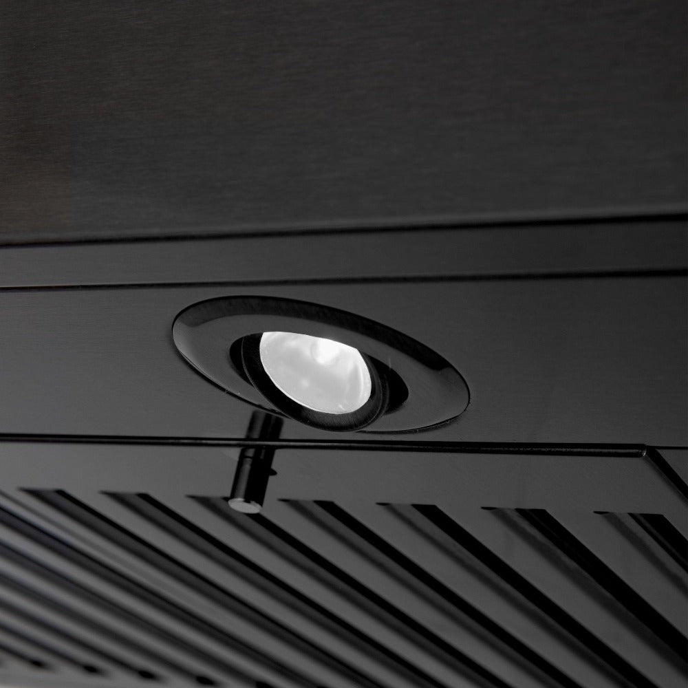 ZLINE Convertible Vent Wall Mount Range Hood in Black Stainless Steel (BSKEN) 