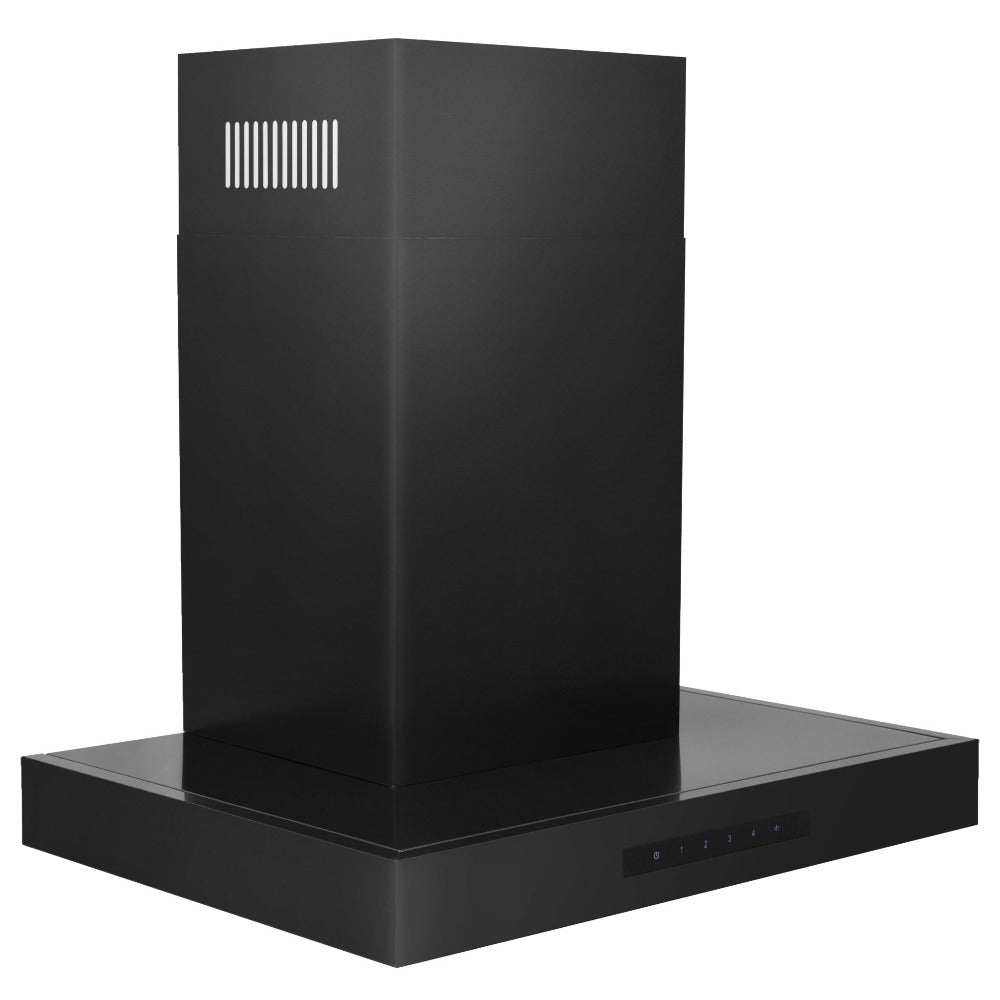 ZLINE Convertible Vent Wall Mount Range Hood in Black Stainless Steel (BSKEN) 