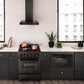 ZLINE Convertible Vent Wall Mount Range Hood in Black Stainless Steel (BSKEN) 