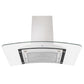 ZLINE Convertible Vent Wall Mount Range Hood in Stainless Steel and Glass (KN) 