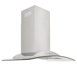 ZLINE Convertible Vent Wall Mount Range Hood in Stainless Steel and Glass (KN) main image.