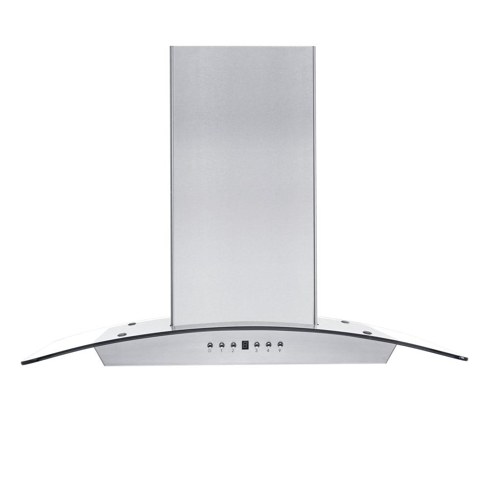 ZLINE Convertible Vent Wall Mount Range Hood in Stainless Steel and Glass (KZ) 