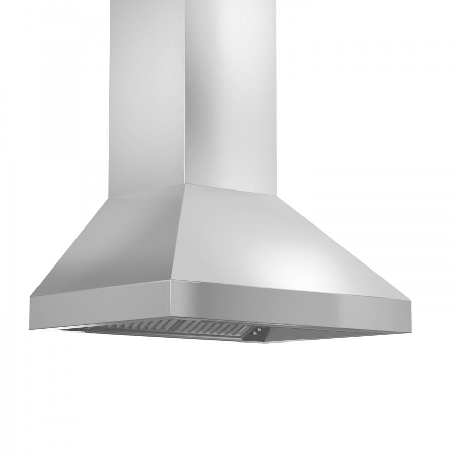 ZLINE Kitchen and Bath, ZLINE Wall Mount Range Hood in Stainless Steel - Includes Dual Remote Blower (597), 597-RD-30,