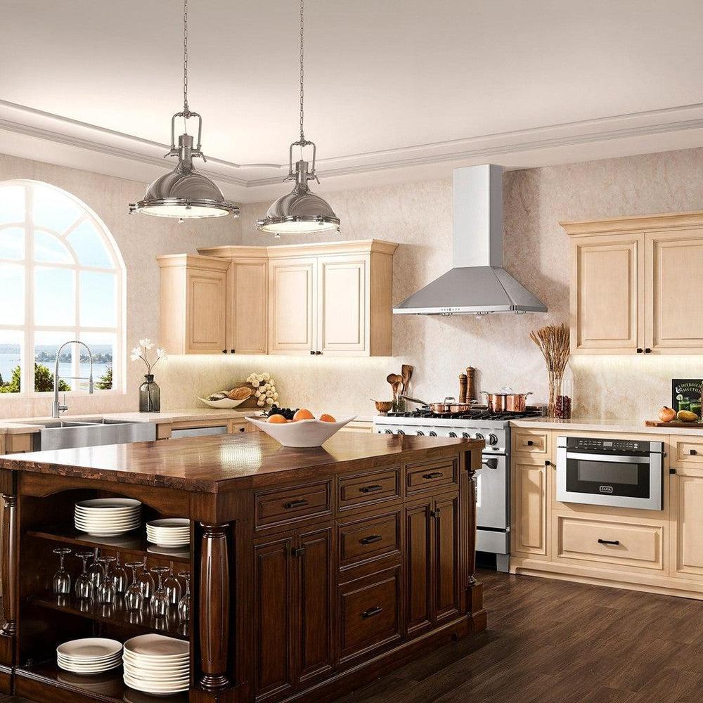 ZLINE Convertible Vent Wall Mount Range Hood in Stainless Steel (KF1) 