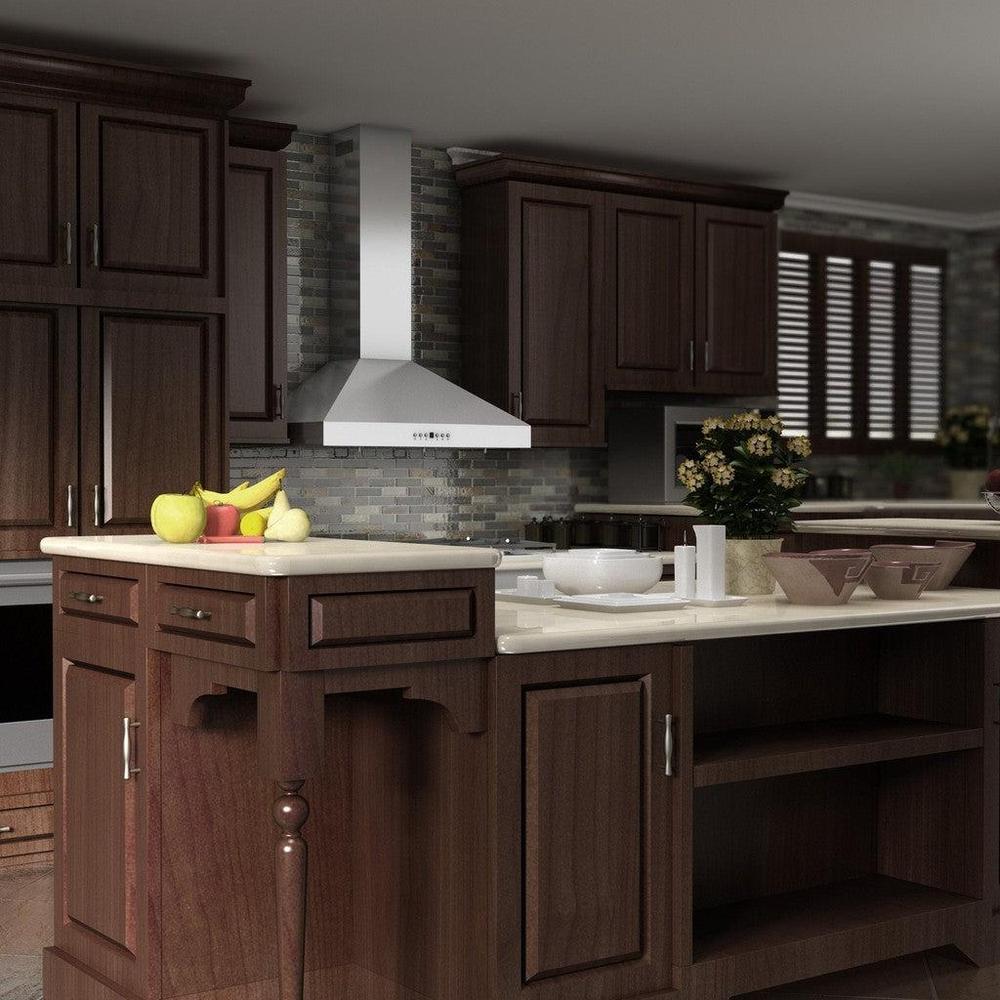 ZLINE Convertible Vent Wall Mount Range Hood in Stainless Steel (KL3) 