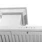 ZLINE CrownSound Ducted Vent Wall Mount Range Hood in Stainless Steel with Built-in Bluetooth Speakers (KBCRN-BT) 