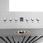 ZLINE Wall Mount Range Hood In Stainless Steel With Built-In ZLINE CrownSound Bluetooth Speakers (KECRN-BT) 