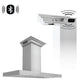 ZLINE Wall Mount Range Hood In Stainless Steel With Built-In ZLINE CrownSound Bluetooth Speakers (KECRN-BT) 42 inch