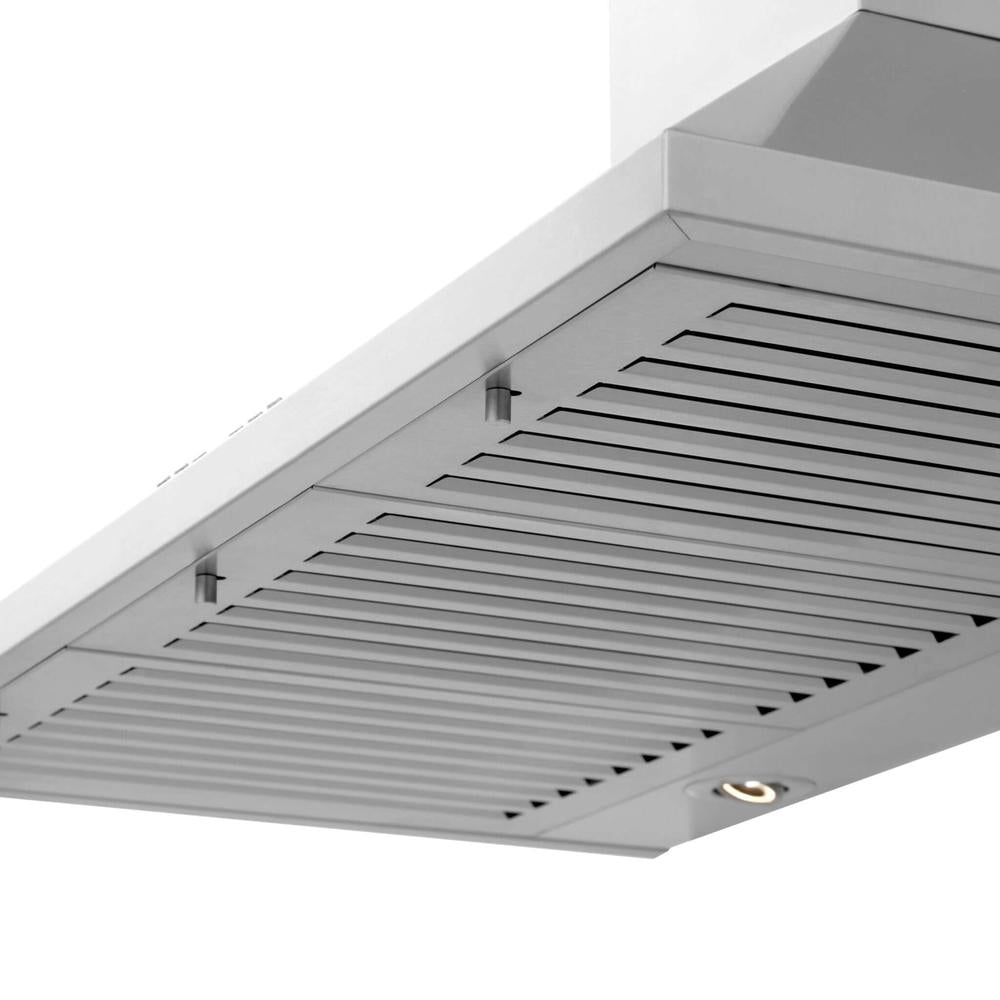ZLINE 30 in. Ducted Vent Wall Mount Range Hood in Stainless Steel with Built-in ZLINE CrownSound Bluetooth Speakers (KL2CRN-BT) 