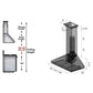 ZLINE Ducted Vent Wall Mount Range Hood in Stainless Steel with Built-in ZLINE CrownSound Bluetooth Speakers (KL3CRN-BT) 