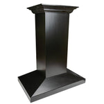 ZLINE Wooden Island Mount Range Hood in Black (KBiCC) 