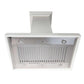 ZLINE Wooden Island Mount Range Hood in Cottage White (KBiTT) 