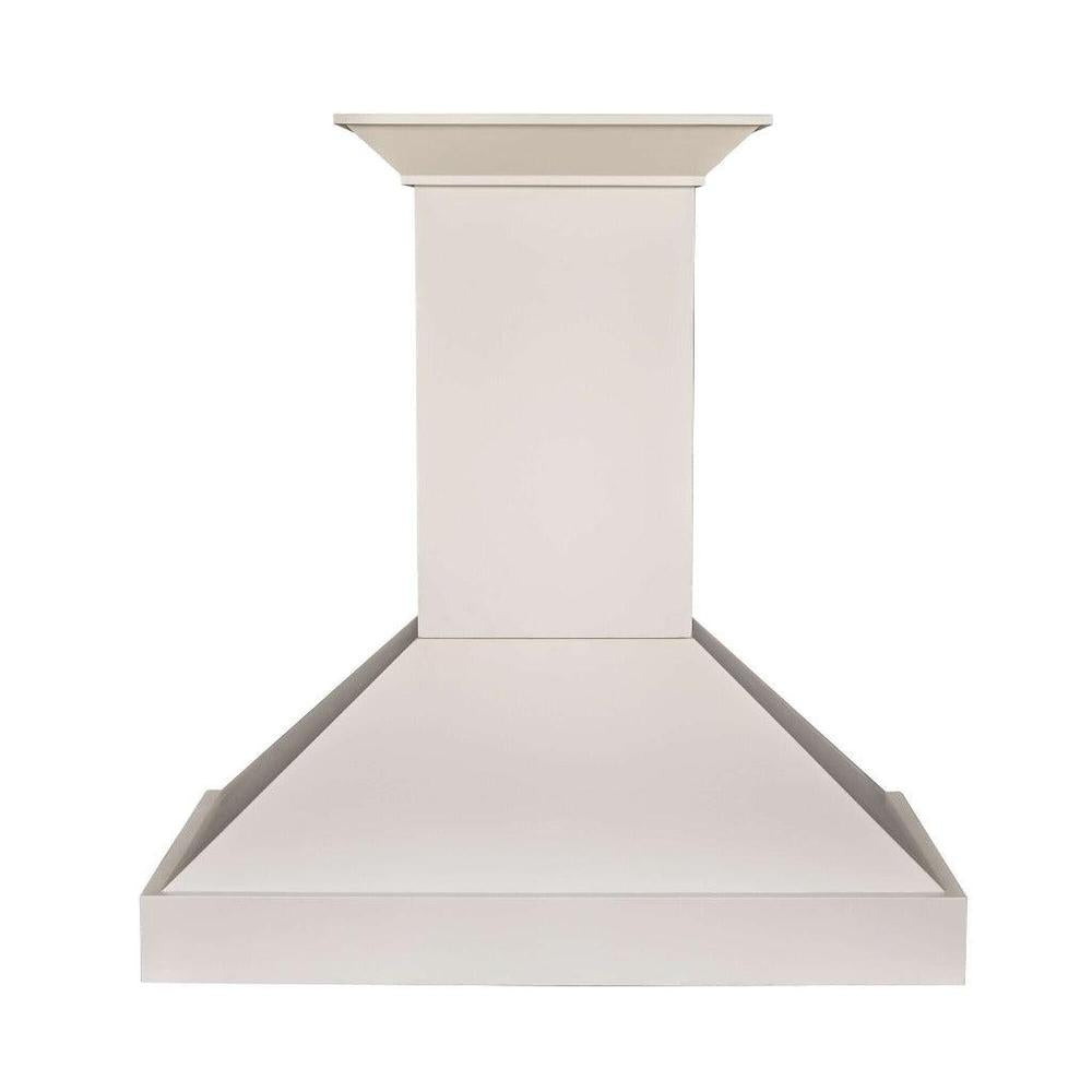 ZLINE Ducted Wooden Wall Mount Range Hood in Cottage White (KBTT) 