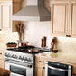 ZLINE Convertible Vent Wooden Wall Mount Range Hood in Gray (KBUU) 42 Inch