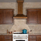 ZLINE Wooden Wall Mount Range Hood In Rustic Light Finish - Includes Motor (KPLL) 