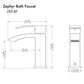 ZLINE Zephyr Bath Faucet (ZEP-BF) 